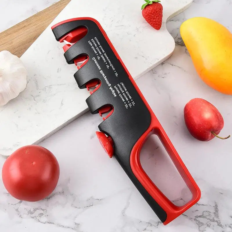 4-in-1 Adjustable Angle Knife Sharpener | Kitchen Grinding Tool