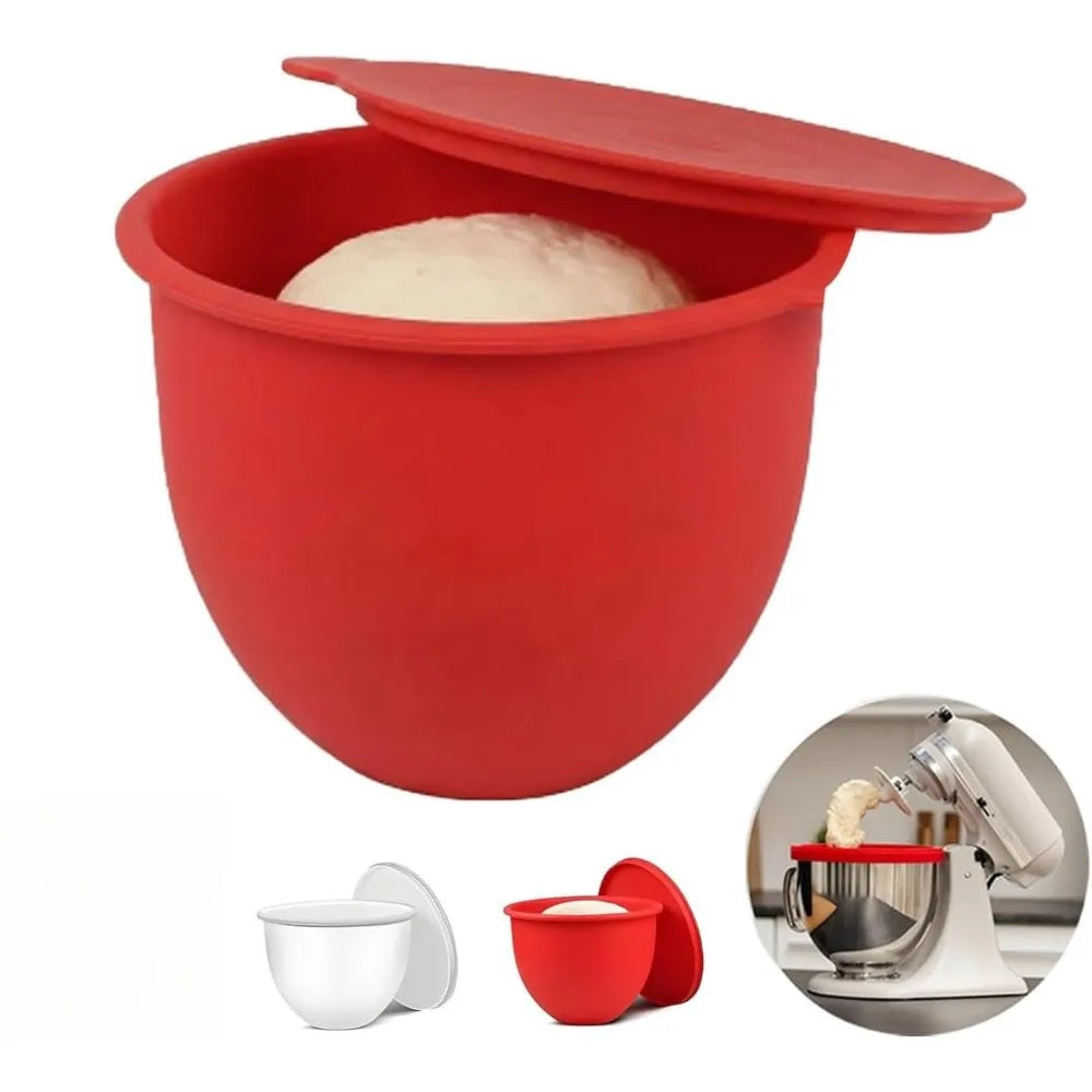 Silicone Stand Mixer Bowl Liner with Lid – Dishwasher Safe Mixer Bowl Liner Nixie