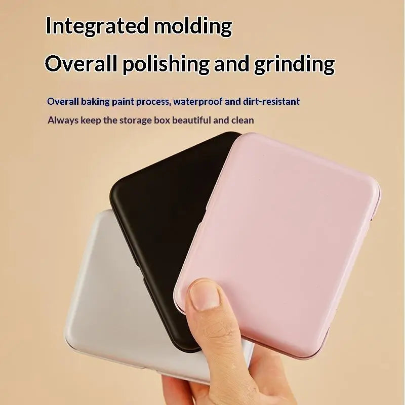 Mini Rectangular Tinplate Box – Portable Metal Tin Storage Case