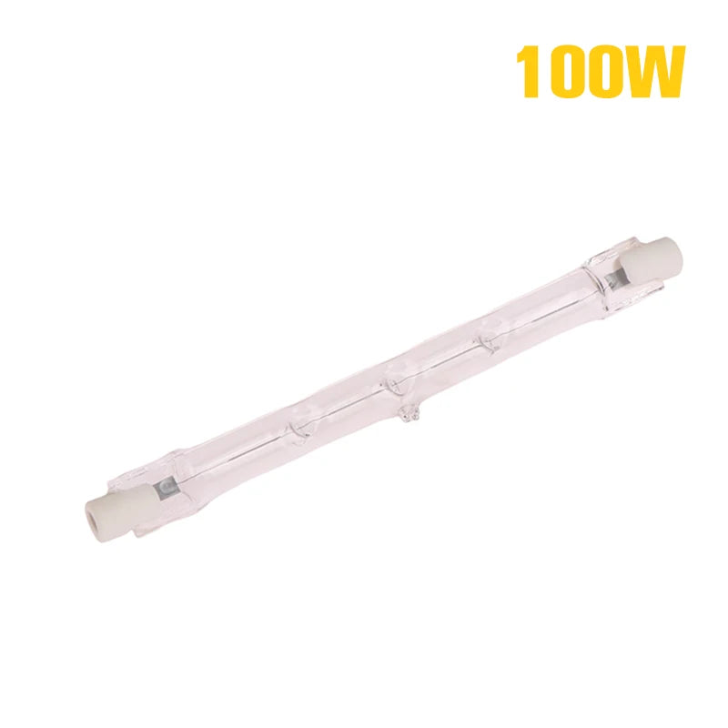 R7S Halogen Bulb 100/200/300W 118mm Double Ended Linear 230V Halogen Light Bulb Nixie 1W