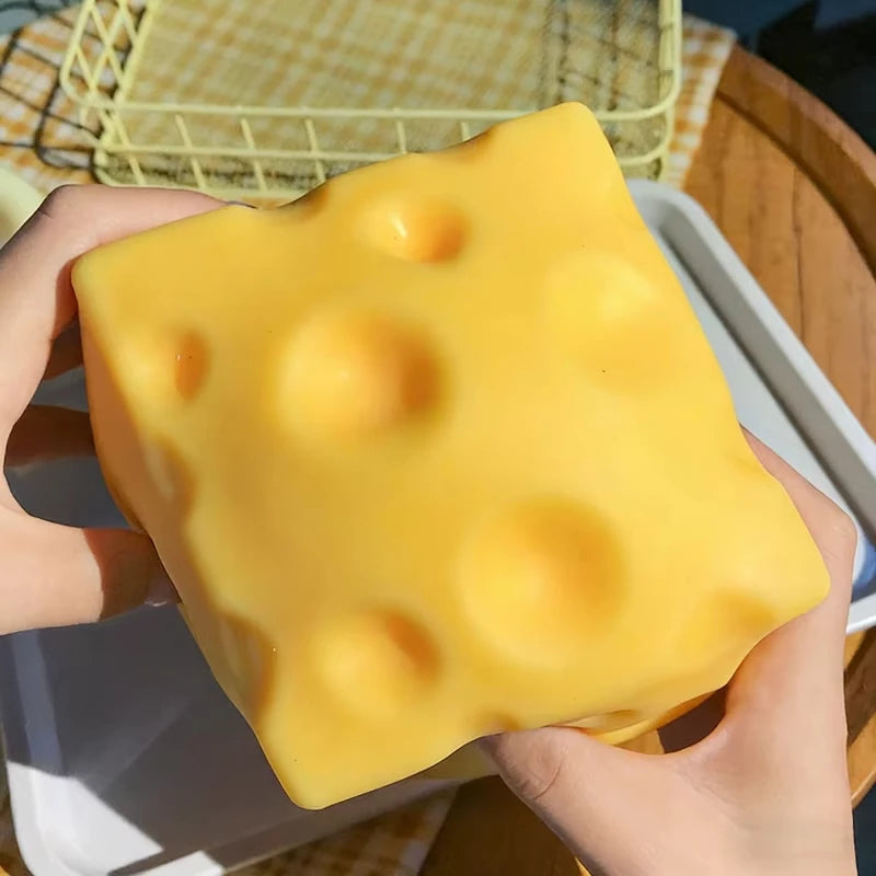 Cheese Slow Rebound Squeeze Toy – Squishy Desk Fidget Ornament Fidget Squeeze Toy Nixie