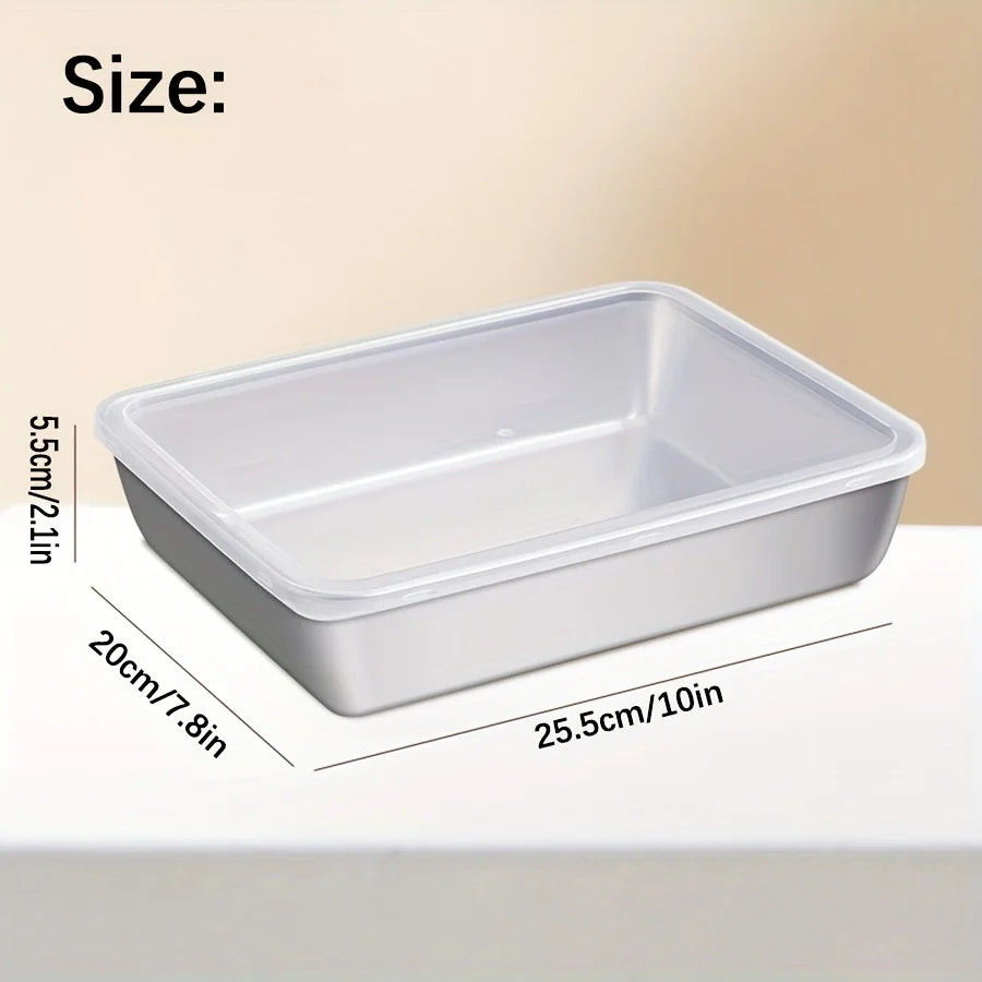 3-Piece Stainless Steel Airtight Food Storage Containers Food Storage Set Nixie