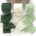 3 Rolls Fringe Chiffon Ribbon 5m – DIY Wedding Craft Craft Ribbon Nixie 5m length Type2-Christmas 3pcs