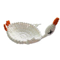 Handmade Crochet Animal Coaster – Cute Knitted Cup Mat Crochet Coaster Nixie Goose