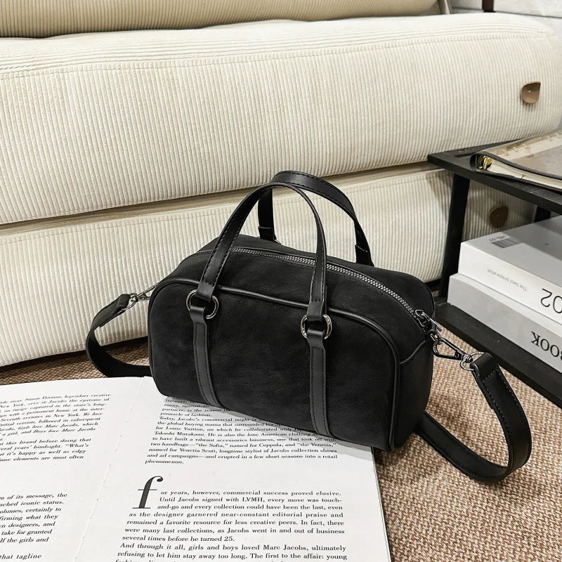 Retro Baguette Crossbody Bag – Women's Versatile PU Handbag Crossbody Handbag Nixie