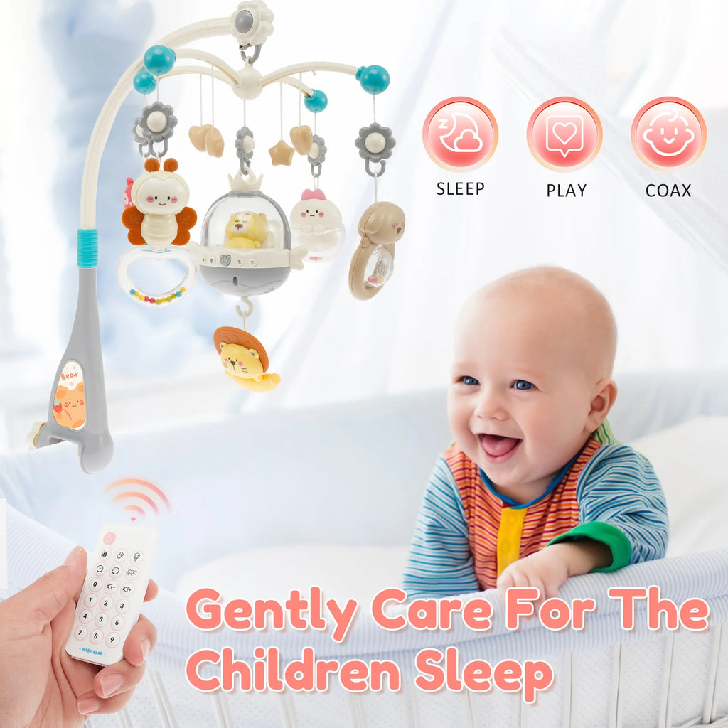 Baby Crib Mobile with Music, Lights & Remote | Nixie