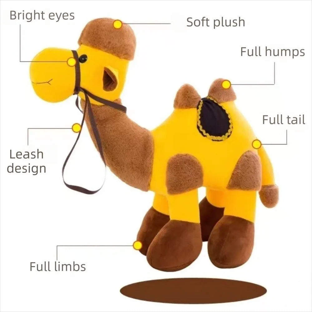 30cm Double Hump Plush Camel Stuffed Animal Toy with Saddle Plush Stuffed Animal Nixie
