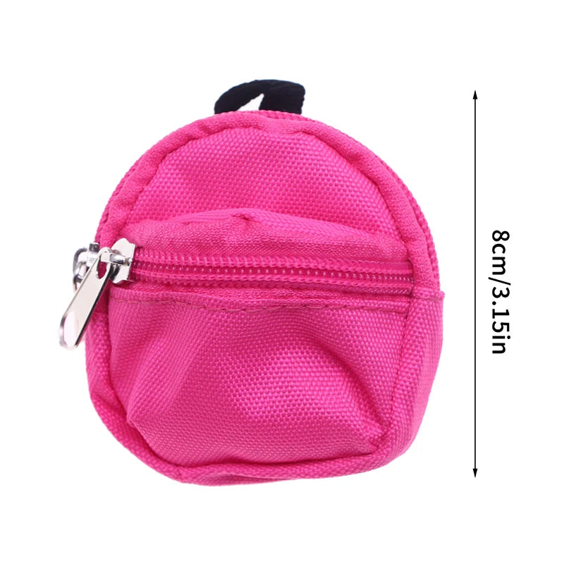 Miniature Metal Handbag with Chain – Dollhouse Accessory