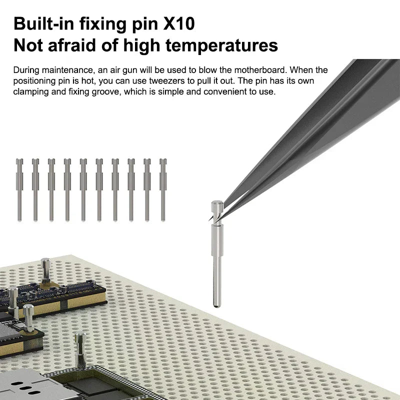 PCB IC Chip Repair Fixture Board & 10 Fixing Pins – 18 Designs PCB Repair Fixture Nixie Default Title