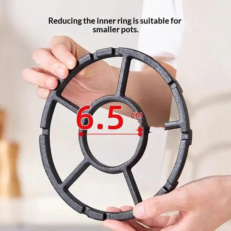 Cast Steel Non-Slip Gas Stove Wok Support Ring Universal Fit