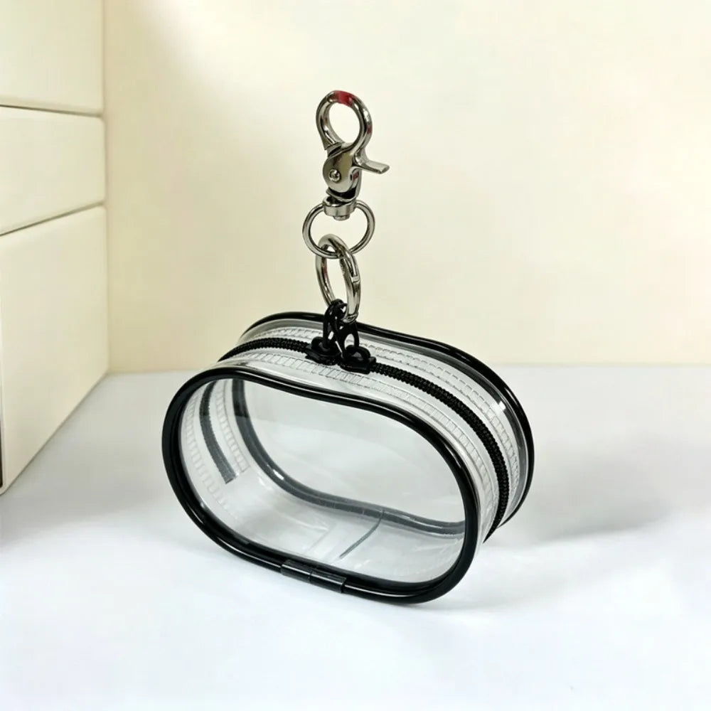 Transparent PVC Pet Food Pouch – Zipper & Hanging Loop