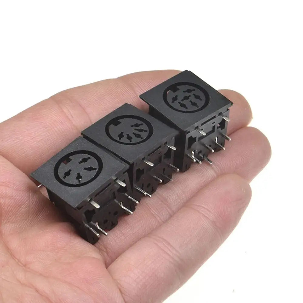 DIN Female Connector 3–8 Pin Mini PCB Panel Mount Socket Plug