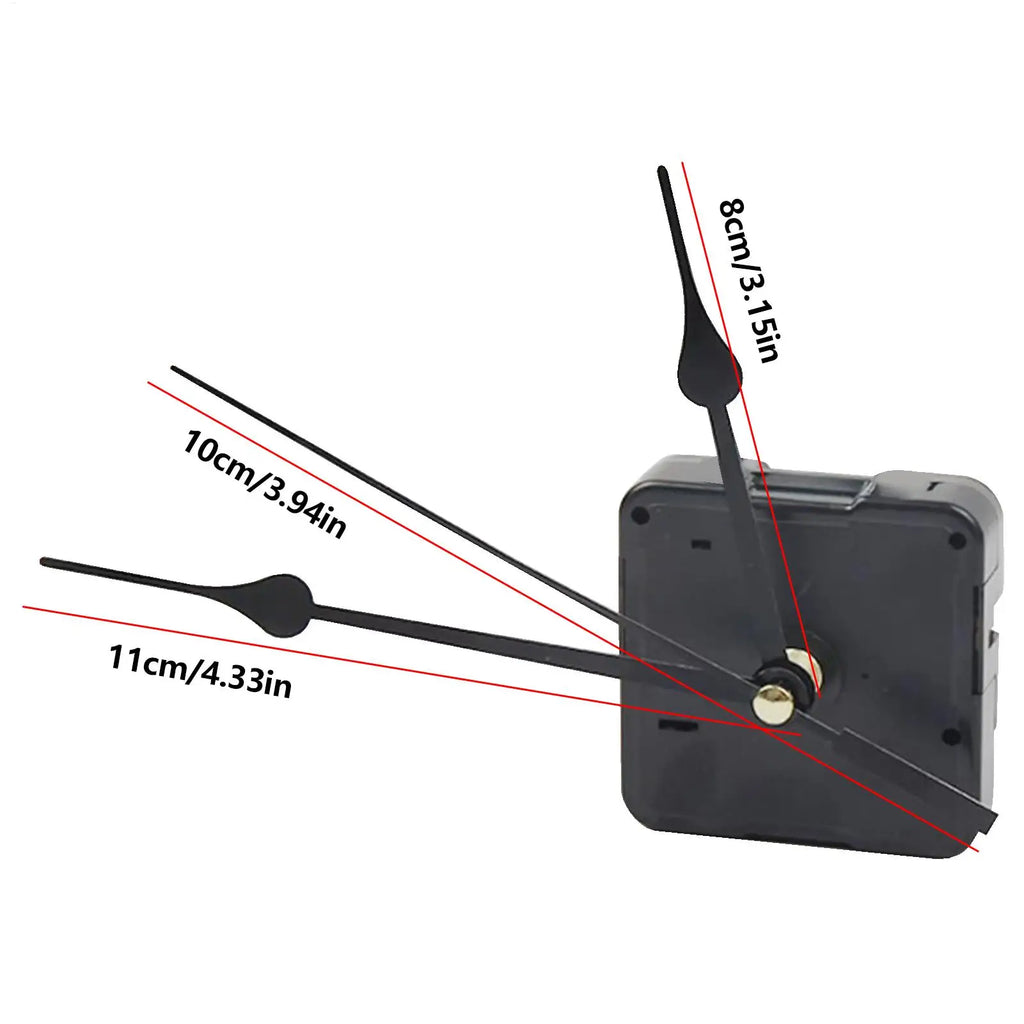 Silent Wall Clock Movement Mechanism – DIY Repair Kit with Hands Clock Movement Kit Nixie