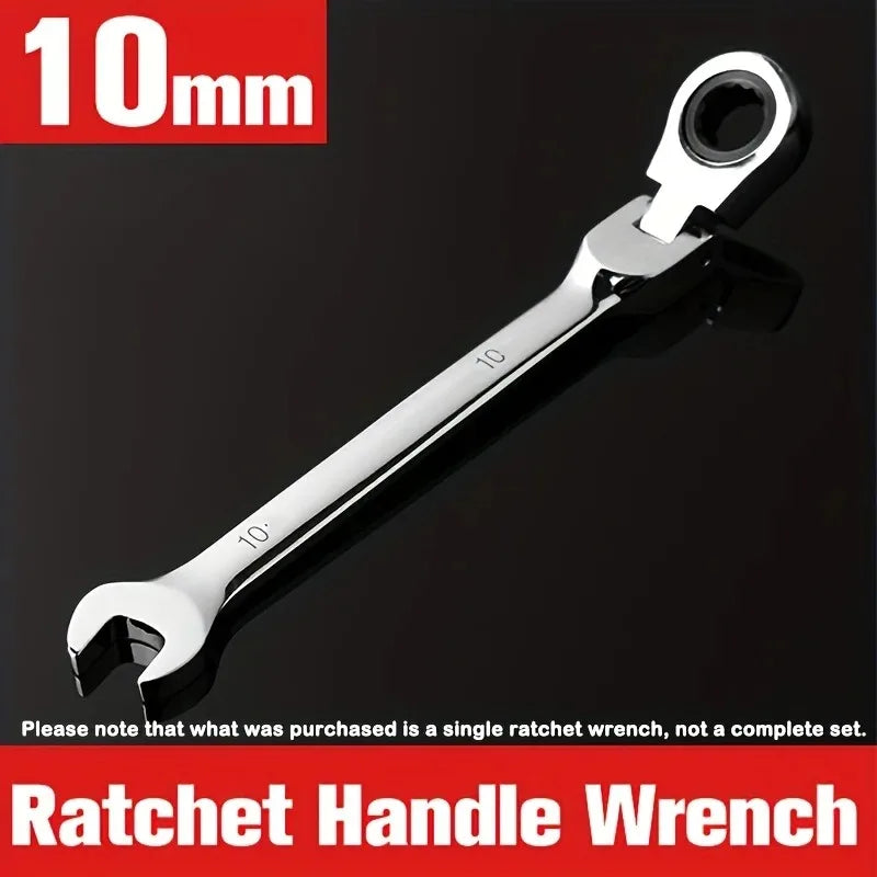 10mm Ratchet Wrench – Flex Head, Adjustable Torque, Vanadium Steel Ratchet Wrench Nixie