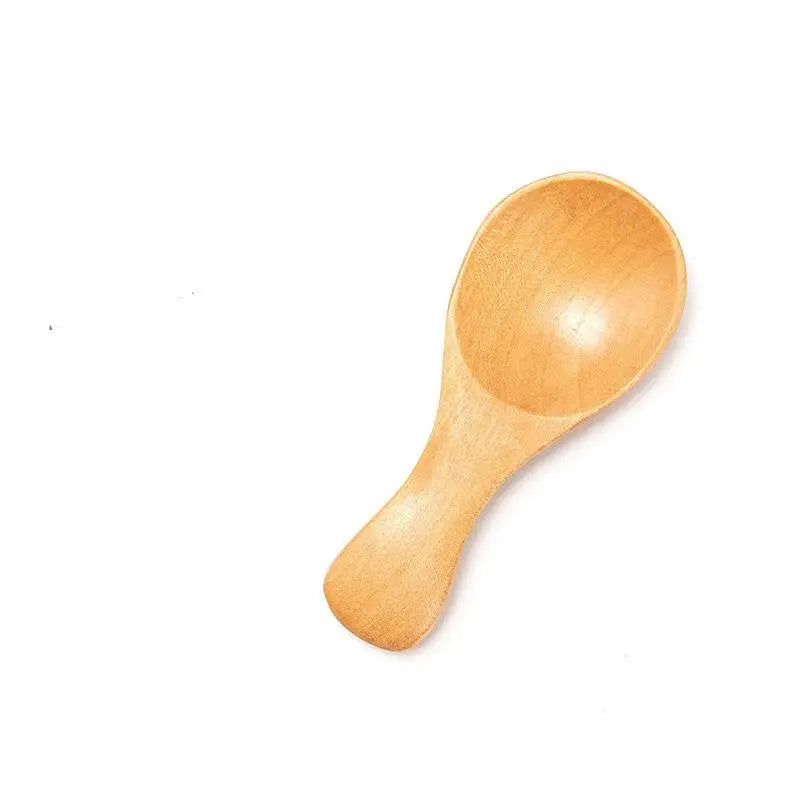 Mini Wooden Spoon – Coffee, Sugar & Spice Short Handle Scoop Wooden Kitchen Spoon Nixie A1