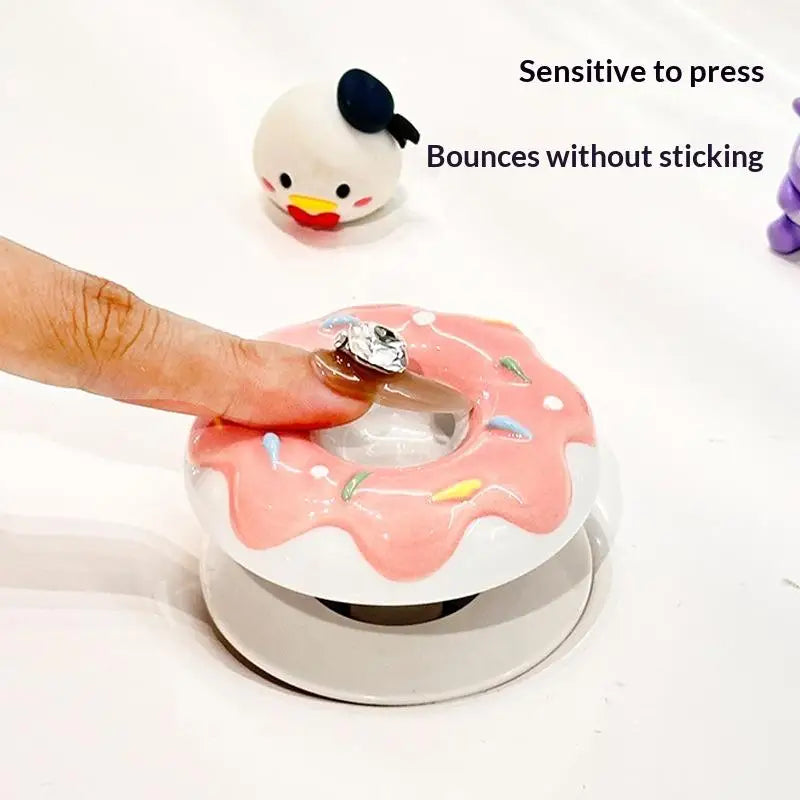 Ceramic Donut Sink Drain Stopper – Anti-Clog Bathroom Decor