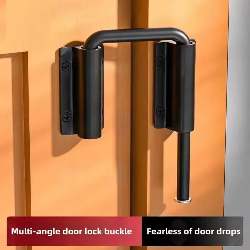 Stainless Steel Door Latch Lock 90/180° Gate Bolt & Buckle Door Latch Lock Nixie