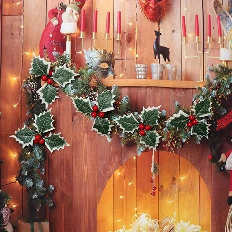 10 Pcs Holly Fruit Christmas Tree Hanging Decorations Set Christmas Tree Ornament Nixie