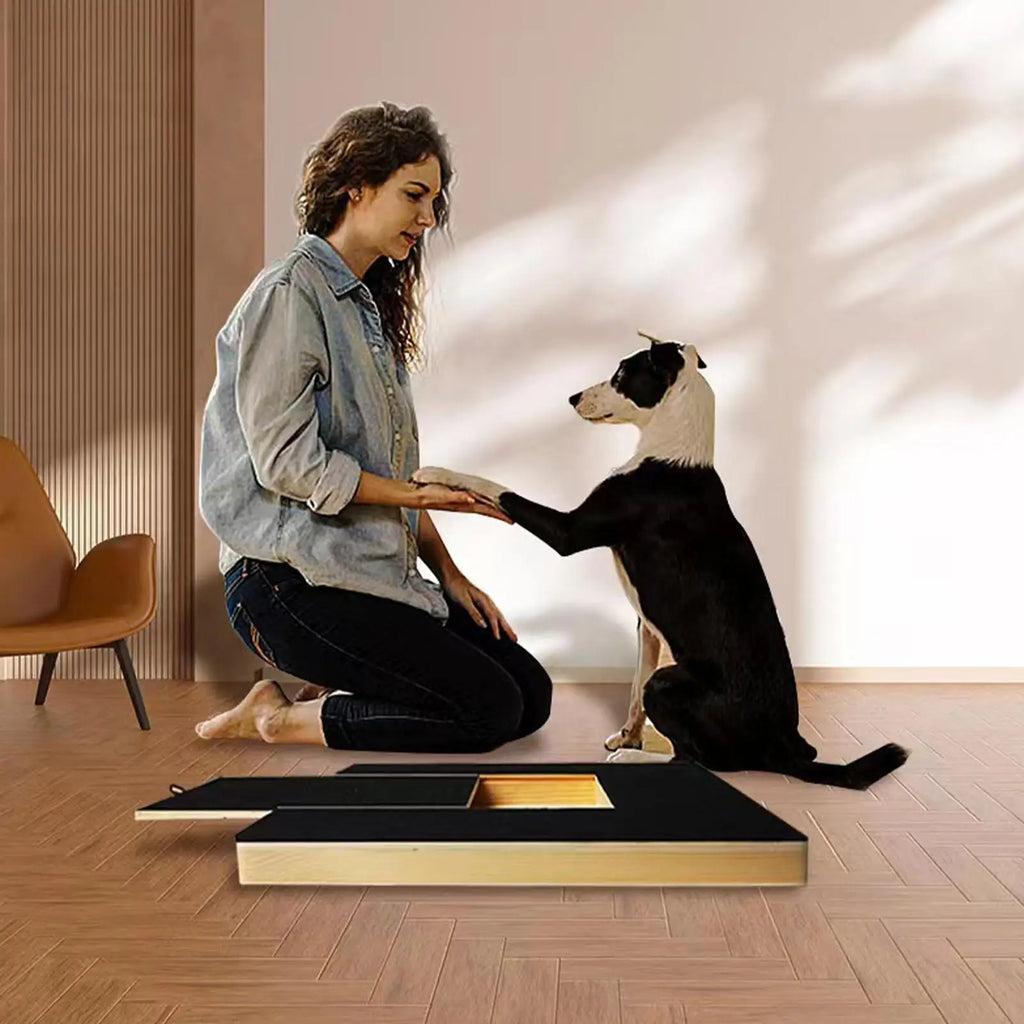 Dog Nail Scratch Board – Wooden Pull-Out Pet Nail File Pad Dog Nail Scratch Board Nixie