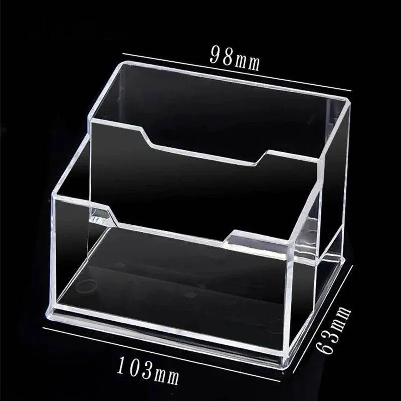 Acrylic Business Card Holder Clear Desktop Display Stand Business Card Holder Nixie