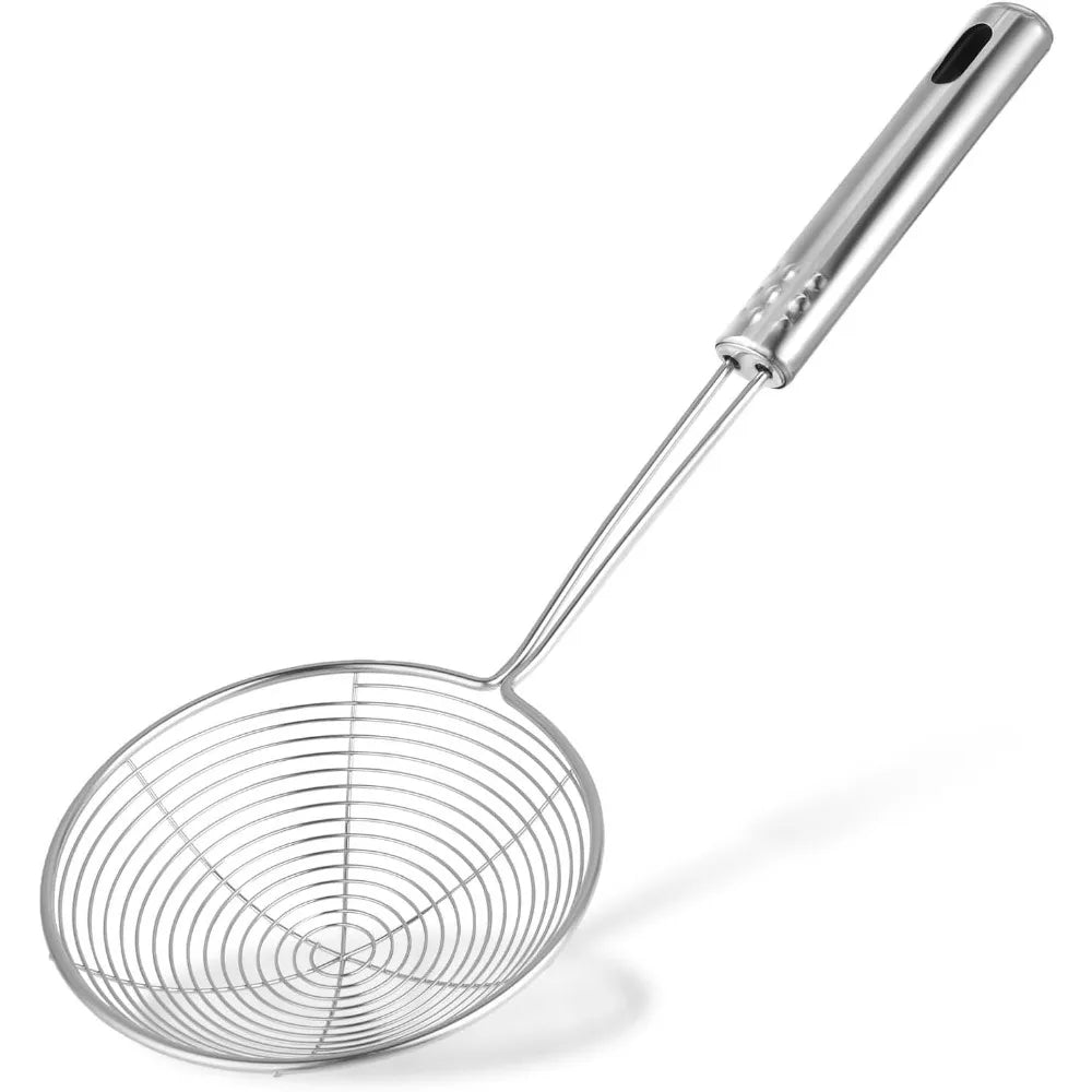 Stainless Steel Spider Strainer Skimmer Spoon for Frying & Cooking Kitchen Strainer Skimmer Nixie