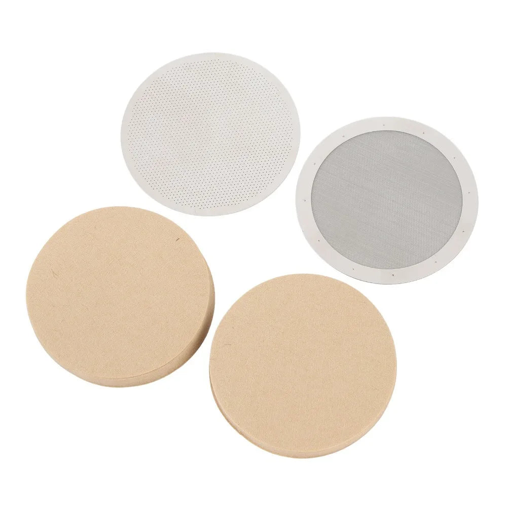 Stainless Steel Disk Coffee Filter 2.4" Mesh for French Press Coffee Filter Nixie