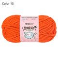 Soft Chenille Yarn 50g 59M 4.5mm – Shiny Chunky Knitting Yarn