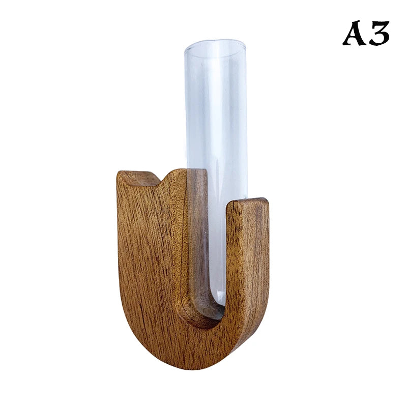 Cat Whisker Vase Fridge Magnet – Wood & Glass Pet Keepsake Pet Keepsake Decor Nixie A3