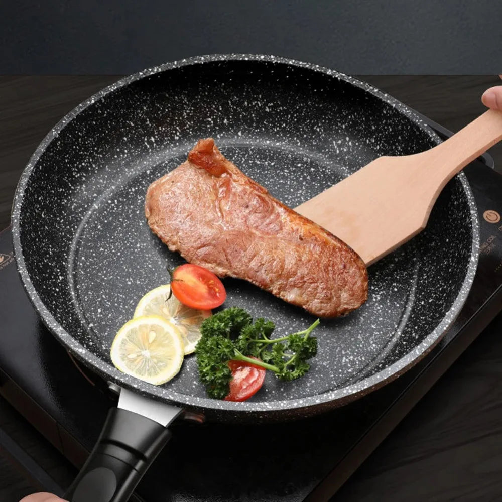 24/26cm Maifan Stone Frying Pan – Non-Stick Skillet All Stovetops Non-Stick Frying Pan Nixie