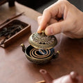 Retro Bronze Charcoal Stove Incense Burner Luxury Stand Incense Burner Stand Nixie Default Title