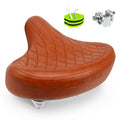BUCKLOS Wide Ergonomic Bike Saddle – Cushioned MTB & Road Seat Bike Saddle Nixie BROWN