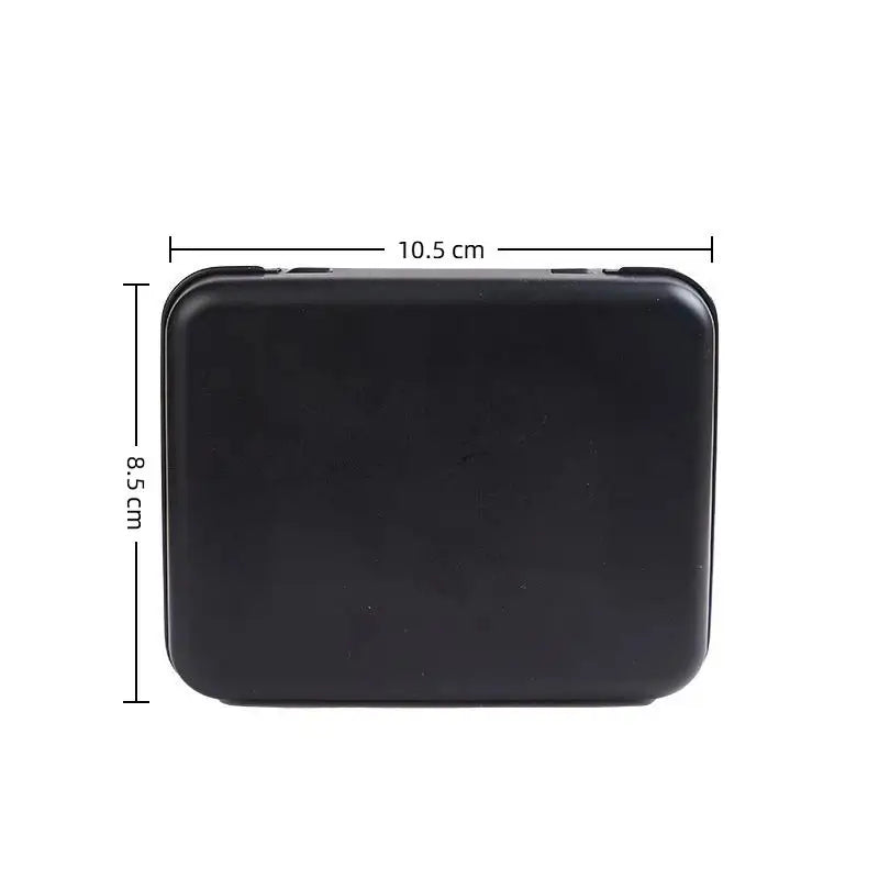 Mini Rectangular Tinplate Box – Portable Metal Tin Storage Case