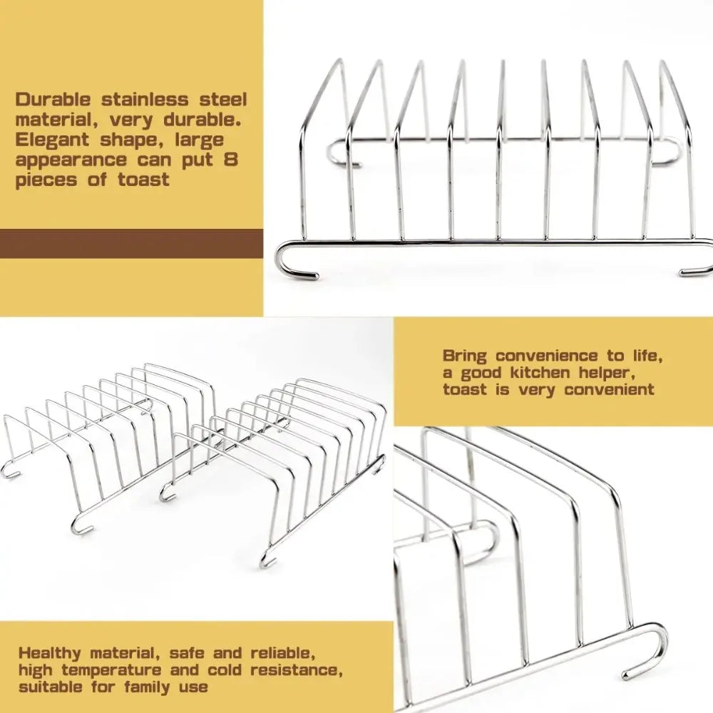Stainless Steel Bread Cooling Rack & Plate Storage Organizer Bread Cooling Rack Nixie