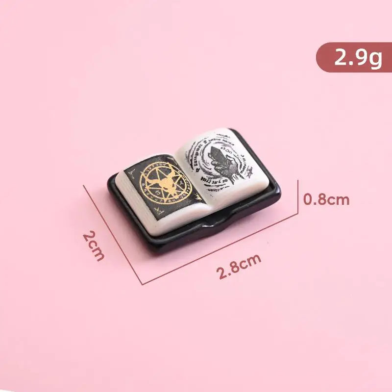 Retro Mini Resin Magic Book Charms 5/10/20PCS – DIY Jewelry Resin Jewelry Charms Nixie