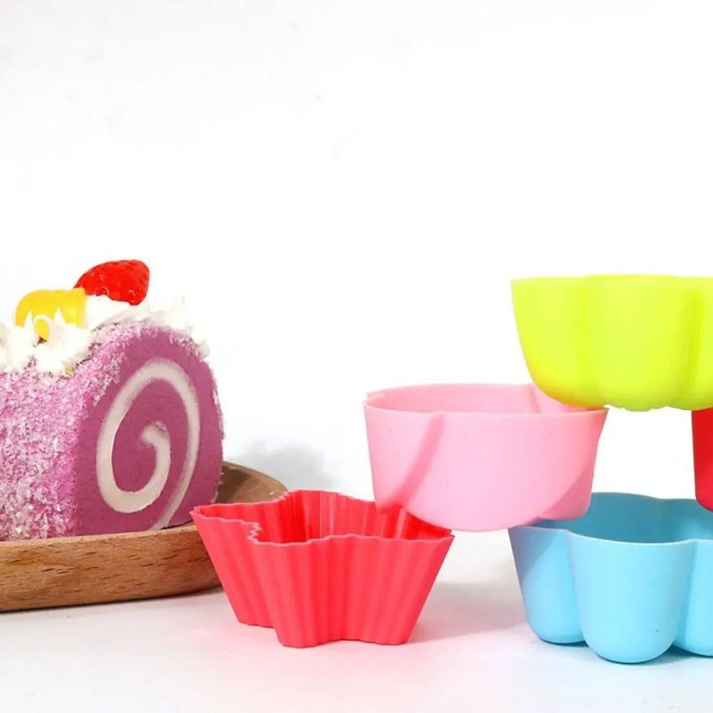5cm Silicone Flower Cake Mold – Mini DIY Cupcake & Soap Mould Silicone Baking Mold Nixie