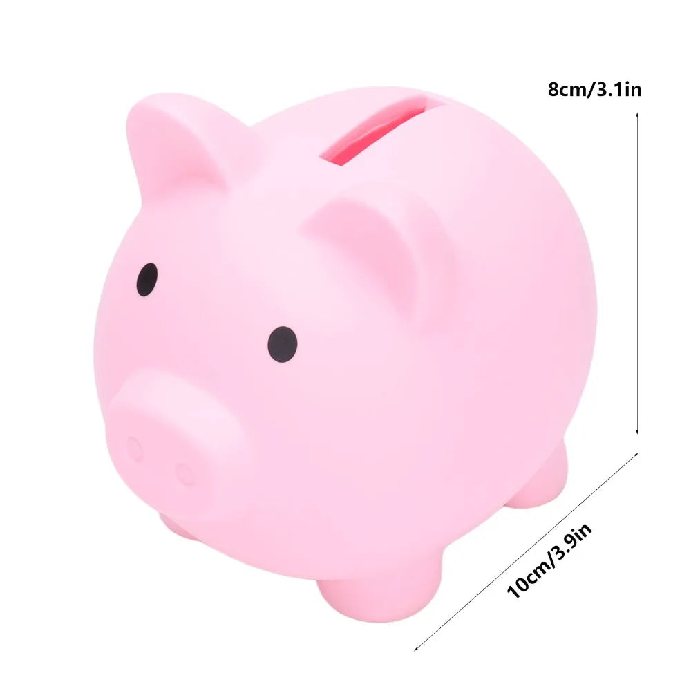Cute Cartoon Piggy Bank for Kids – Vinyl Coin Money Box Kids Piggy Bank Nixie