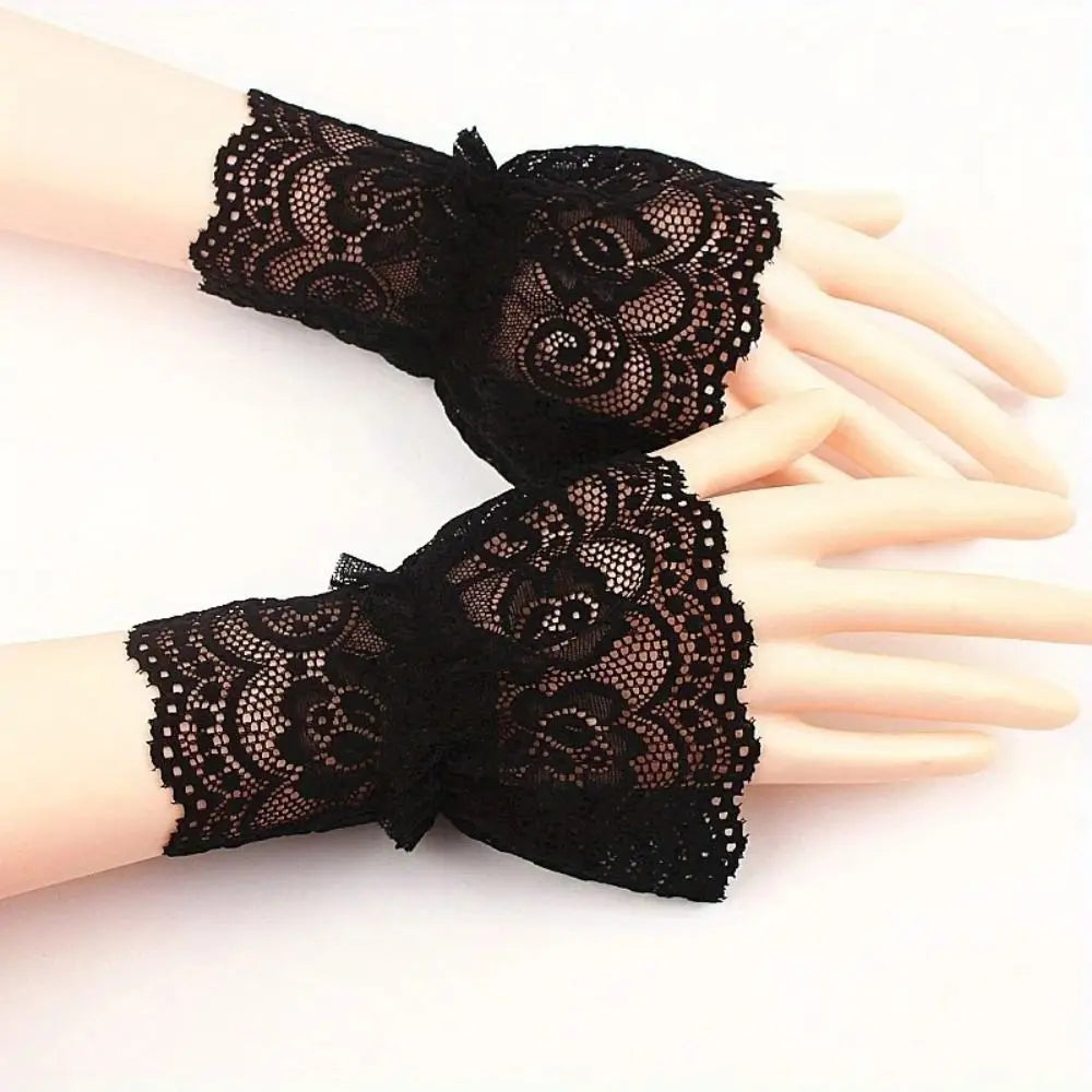 Detachable Lace Wrist Cuffs – Elegant False Sleeve Cuffs Lace Wrist Cuffs Nixie