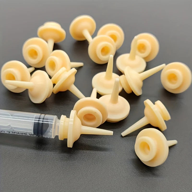 12-Pack Pet Silicone Feeding Nipples – Milk, Water & Medicine