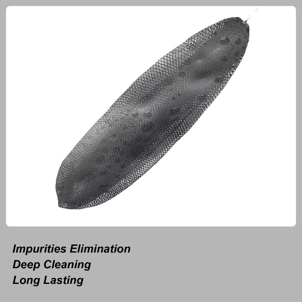 Ultra-Long Silver-Ion Back Exfoliating Scrubber Washcloth