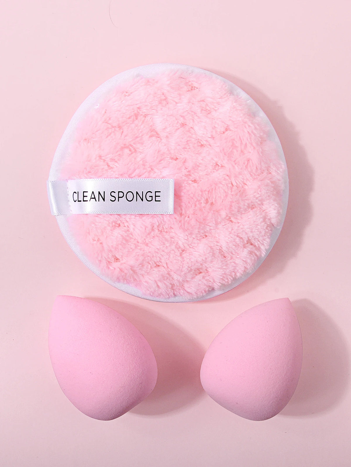 Nixie Makeup Sponge & Reusable Remover Puff Set – 3 Pc