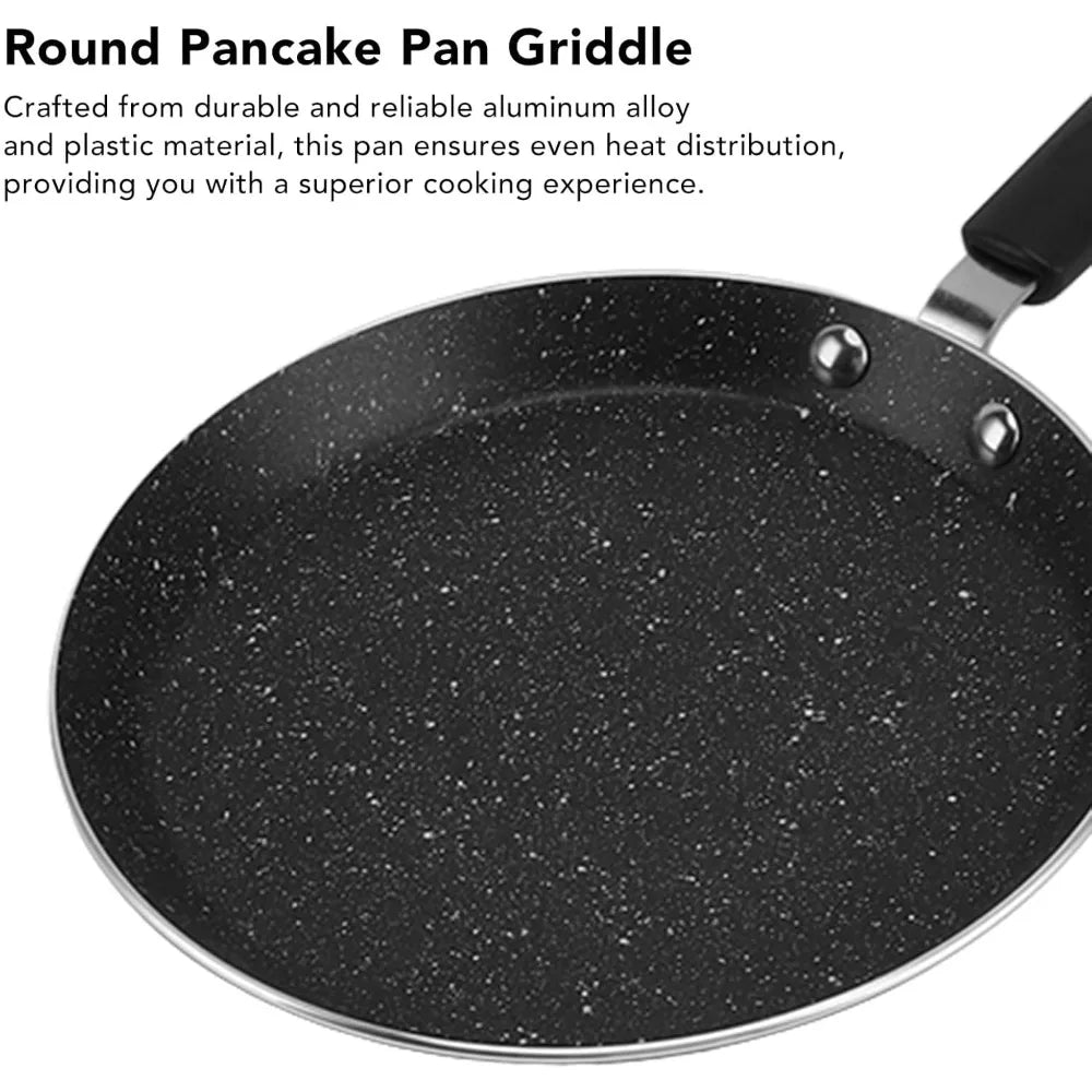 Nonstick Crepe Pan – Pancake, Omelette & Pizza Skillet Nonstick Crepe Pan Nixie
