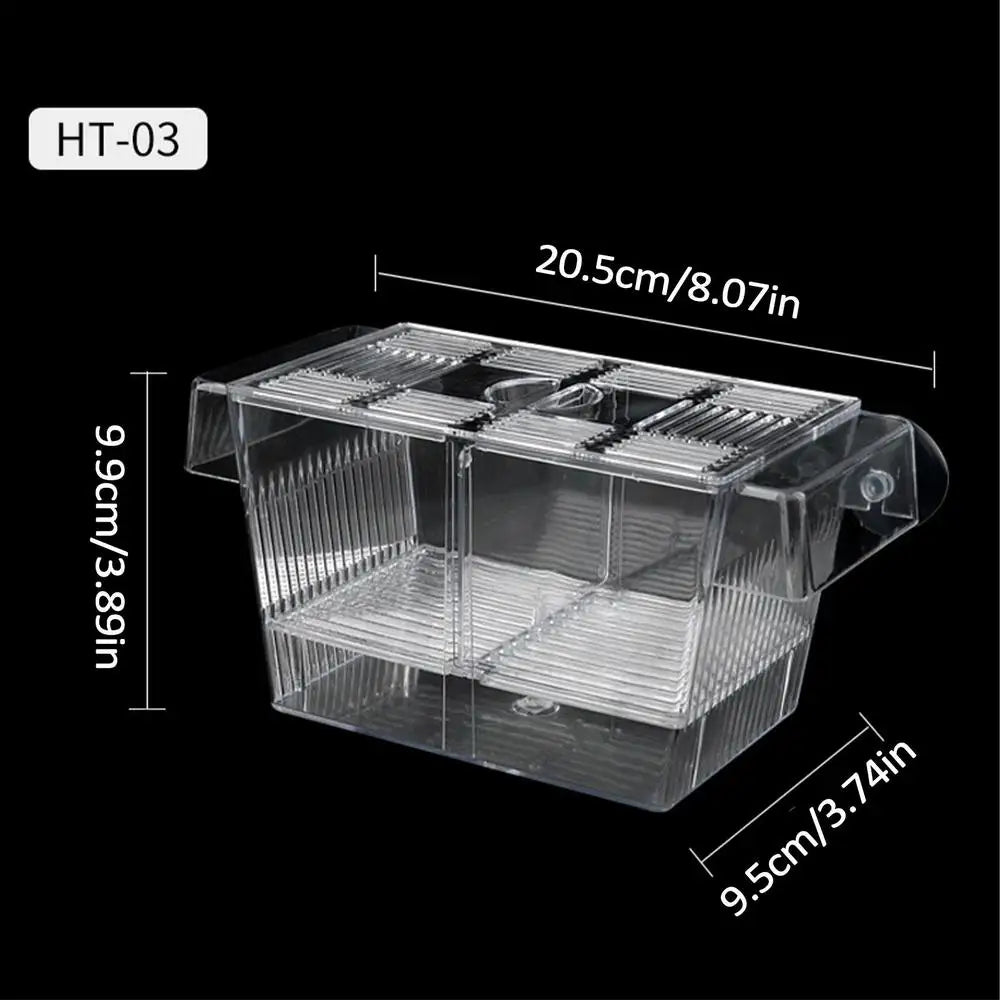 Acrylic Fish Breeding Isolation Box – Betta & Tropical Fish