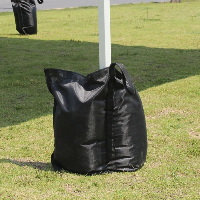 Windproof Canopy Sandbags | Dual Port, 34x35cm Heavy Duty