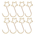 10Pcs Christmas Metal Star S-Hooks Tree Wreath Ornaments