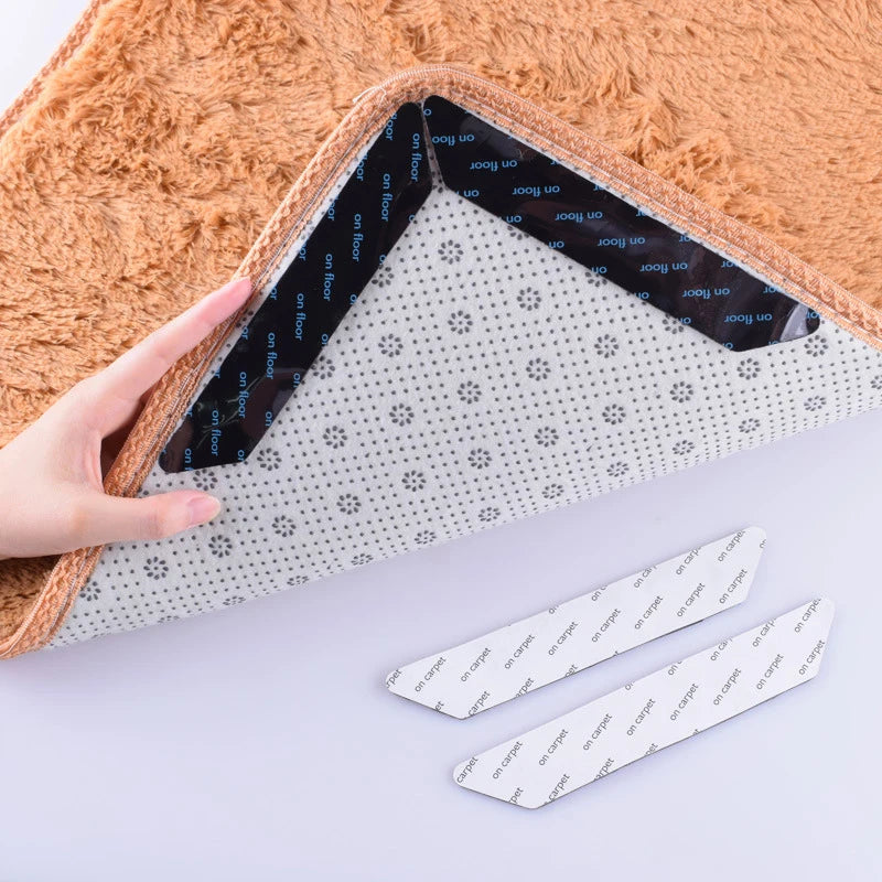 Reusable Anti-Slip Carpet Gripper Tape | Rug Corner Clips Rug Gripper Tape Nixie