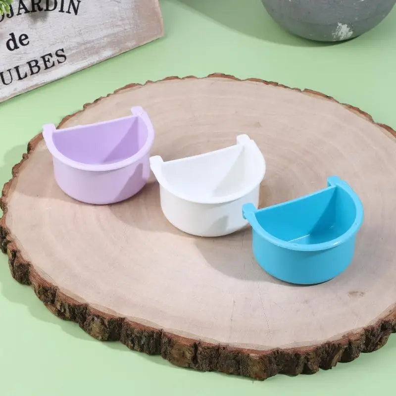 5-Pack Bird Feeding Dishes for Budgies, Parrots & Lovebirds
