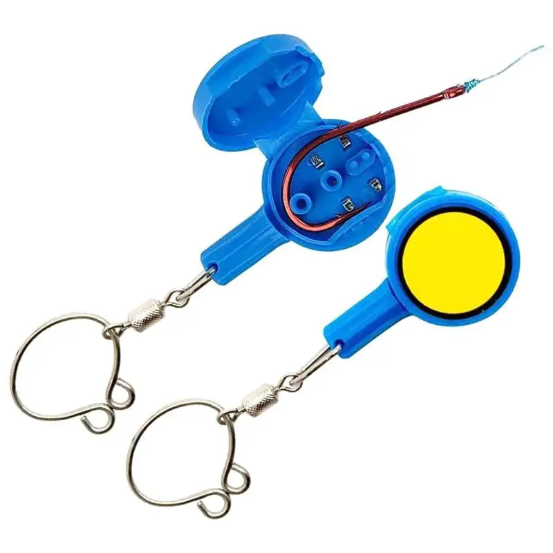 Fast Tie Fishing Knot Tying Tool with Line Cutter – 2 Pcs Fishing Knot Tool Nixie