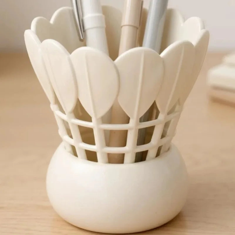 Badminton Shuttlecock Pen Holder | Hollow Desk Organizer Cup Desk Pen Holder Nixie