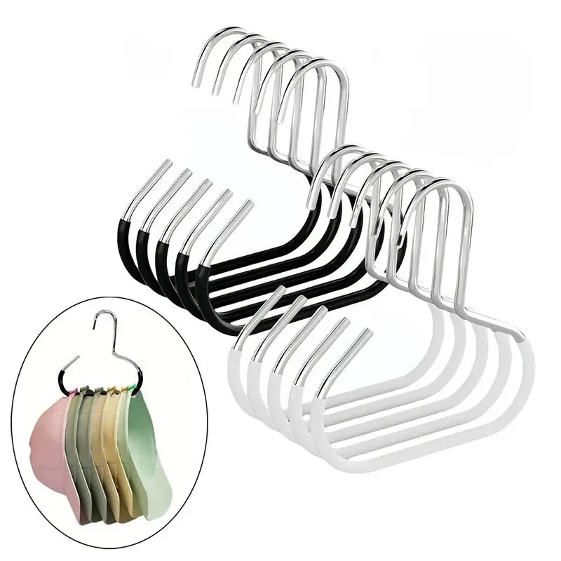 5-Pack Wall Mount Baseball Cap Rack & Hat Hanger Organizer Hat Rack Organizer Nixie