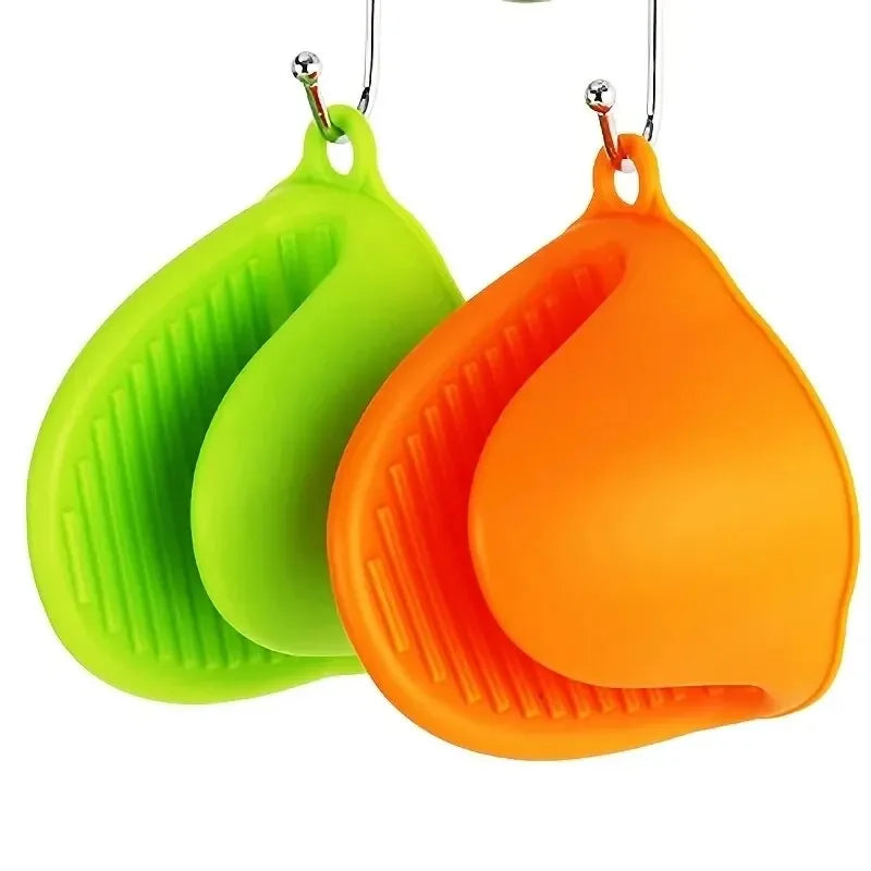2-Pack Silicone Oven Mitts Non-Slip Heat-Resistant Kitchen Gloves Silicone Oven Mitts Nixie